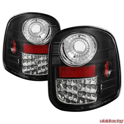 Spyder Auto LED Black Tail Lights for Ford F-150 Flareside 1997-2003, ALT-YD-FF15097FS - ALT-YD-FF15097FS-LED-BK