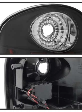 Spyder Auto LED Black Tail Lights for Ford F-150 Flareside 1997-2003, ALT-YD-FF15097FS                                     - ALT-YD-FF15097FS-LED-BK - Image 4