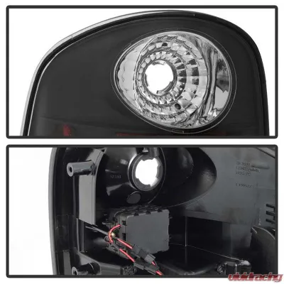 Spyder Auto LED Black Tail Lights for Ford F-150 Flareside 1997-2003, ALT-YD-FF15097FS - ALT-YD-FF15097FS-LED-BK