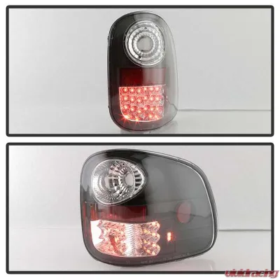 Spyder Auto LED Black Tail Lights for Ford F-150 Flareside 1997-2003, ALT-YD-FF15097FS - ALT-YD-FF15097FS-LED-BK