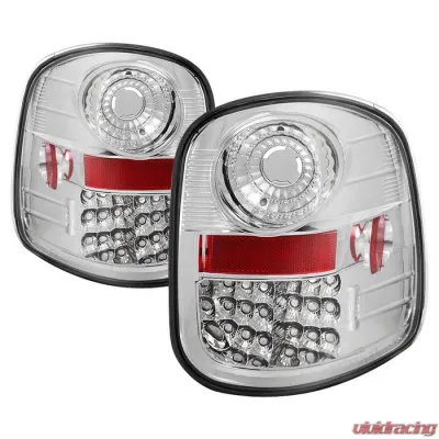 Spyder Auto LED Chrome Tail Lights for Ford F-150 Flareside 1997-2003 ALT-YD-FF15097FS-LED-C - ALT-YD-FF15097FS-LED-C