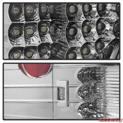Spyder Auto LED Chrome Tail Lights for Ford F-150 Flareside 1997-2003 ALT-YD-FF15097FS-LED-C - ALT-YD-FF15097FS-LED-C