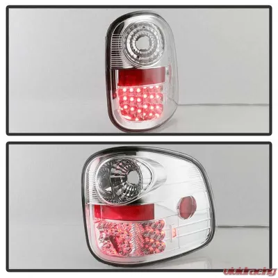 Spyder Auto LED Chrome Tail Lights for Ford F-150 Flareside 1997-2003 ALT-YD-FF15097FS-LED-C - ALT-YD-FF15097FS-LED-C
