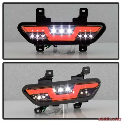 Spyder Auto LED Reverse Lights Black Smoke for 2015-2016 Ford Mustang - ALT-YD-FM15-REV-BSM