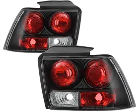 Spyder Auto Altezza Black Tail Lights for Ford Mustang 1999-2004, LED, Durable Design