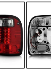 Spyder Auto Red Smoke LED Taillights for Ford Ranger 2001-2005, ALT-YD-FR98-LED-RS                                     - ALT-YD-FR98-LED-RS - Image 2