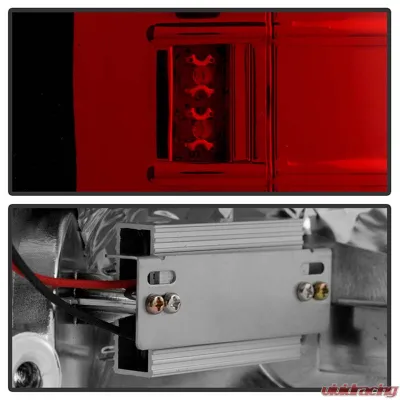 Spyder Auto Red Smoke LED Taillights for Ford Ranger 2001-2005, ALT-YD-FR98-LED-RS - ALT-YD-FR98-LED-RS