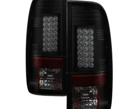 Spyder Auto LED Tail Lights Black Smoke for Ford Super Duty F-250 F-350 F-450 2008-2016