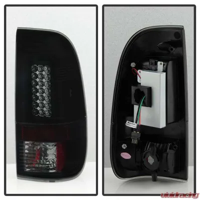 Spyder Auto LED Tail Lights Black Smoke for Ford Super Duty F-250 F-350 F-450 2008-2016 - ALT-YD-FS07-LED-BSM