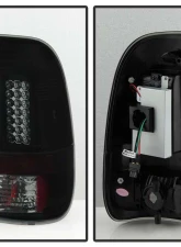 Spyder Auto LED Tail Lights Black Smoke for Ford Super Duty F-250 F-350 F-450 2008-2016                                     - ALT-YD-FS07-LED-BSM - Image 2