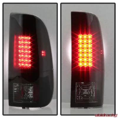 Spyder Auto LED Tail Lights Black Smoke for Ford Super Duty F-250 F-350 F-450 2008-2016 - ALT-YD-FS07-LED-BSM