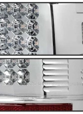Spyder Auto LED Chrome Tail Lights for Ford F-250 350 450 550 Super Duty 2008-2009                                     - ALT-YD-FS07-LED-C - Image 5