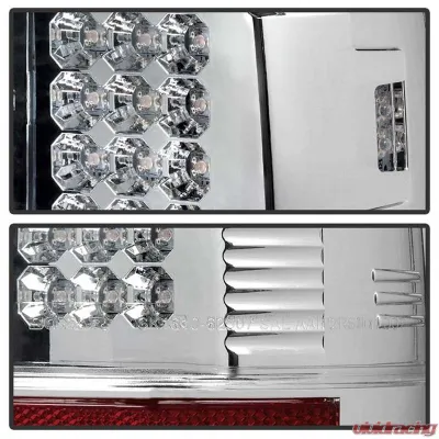 Spyder Auto LED Chrome Tail Lights for Ford F-250 350 450 550 Super Duty 2008-2009 - ALT-YD-FS07-LED-C
