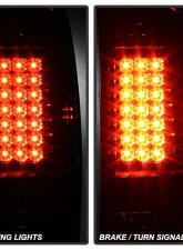 Spyder Auto LED Chrome Tail Lights for Ford F-250 350 450 550 Super Duty 2008-2009                                     - ALT-YD-FS07-LED-C - Image 6