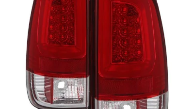 Spyder Auto Version 3 LED Tail Lights Red Clear for Ford Super Duty F-250 F-350 F-450 08-16                                     - ALT-YD-FS07V3-LBLED-RC - Image 9