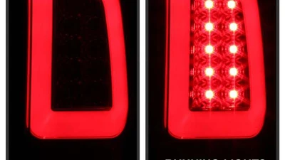 Spyder Auto Version 3 LED Tail Lights Red Clear for Ford Super Duty F-250 F-350 F-450 08-16                                     - ALT-YD-FS07V3-LBLED-RC - Image 9