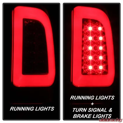 Spyder Auto Version 3 LED Tail Lights Red Clear for Ford Super Duty F-250 F-350 F-450 08-16 - ALT-YD-FS07V3-LBLED-RC