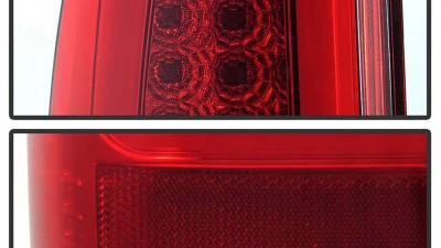 Spyder Auto Version 3 LED Tail Lights Red Clear for Ford Super Duty F-250 F-350 F-450 08-16                                     - ALT-YD-FS07V3-LBLED-RC - Image 3