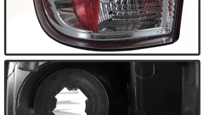 Spyder Auto Version 3 LED Tail Lights Red Clear for Ford Super Duty F-250 F-350 F-450 08-16                                     - ALT-YD-FS07V3-LBLED-RC - Image 4