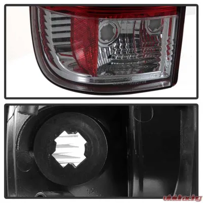 Spyder Auto Version 3 LED Tail Lights Red Clear for Ford Super Duty F-250 F-350 F-450 08-16 - ALT-YD-FS07V3-LBLED-RC