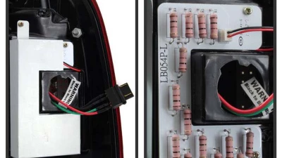 Spyder Auto Version 3 LED Tail Lights Red Clear for Ford Super Duty F-250 F-350 F-450 08-16                                     - ALT-YD-FS07V3-LBLED-RC - Image 5