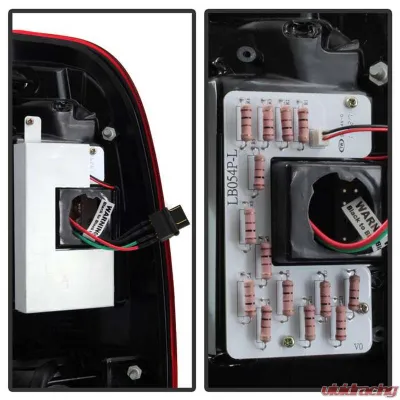 Spyder Auto Version 3 LED Tail Lights Red Clear for Ford Super Duty F-250 F-350 F-450 08-16 - ALT-YD-FS07V3-LBLED-RC