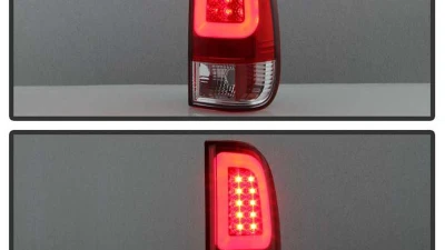 Spyder Auto Version 3 LED Tail Lights Red Clear for Ford Super Duty F-250 F-350 F-450 08-16                                     - ALT-YD-FS07V3-LBLED-RC - Image 8