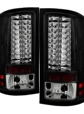 Spyder Auto Black LED Taillights for GMC Sierra 1500 2500 3500 2007-2013                                     - ALT-YD-GS07-LED-BK - Image 6