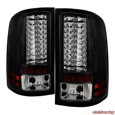 Spyder Auto Black LED Taillights for GMC Sierra 1500 2500 3500 2007-2013 - ALT-YD-GS07-LED-BK