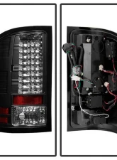 Spyder Auto Black LED Taillights for GMC Sierra 1500 2500 3500 2007-2013                                     - ALT-YD-GS07-LED-BK - Image 3