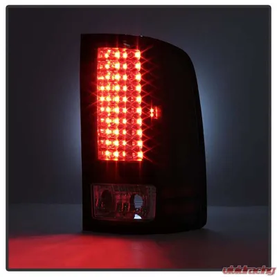 Spyder Auto Black LED Taillights for GMC Sierra 1500 2500 3500 2007-2013 - ALT-YD-GS07-LED-BK