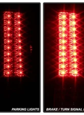 Spyder Auto Black LED Taillights for GMC Sierra 1500 2500 3500 2007-2013                                     - ALT-YD-GS07-LED-BK - Image 6