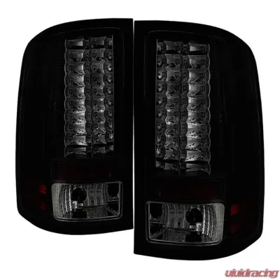 Spyder Auto Black Smoke LED Taillights for GMC Sierra 1500 2500 3500 2007-2013 - ALT-YD-GS07-LED-BSM