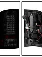Spyder Auto Black Smoke LED Taillights for GMC Sierra 1500 2500 3500 2007-2013                                     - ALT-YD-GS07-LED-BSM - Image 3