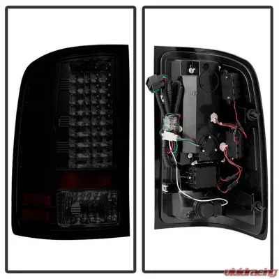 Spyder Auto Black Smoke LED Taillights for GMC Sierra 1500 2500 3500 2007-2013 - ALT-YD-GS07-LED-BSM