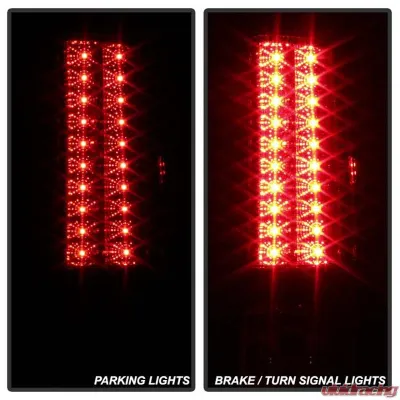 Spyder Auto Black Smoke LED Taillights for GMC Sierra 1500 2500 3500 2007-2013 - ALT-YD-GS07-LED-BSM