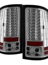 Spyder Auto Chrome LED Taillights for GMC Sierra 1500 2500 2007-2013                                     - ALT-YD-GS07-LED-C - Image 6