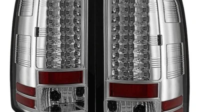 Spyder Auto Chrome LED Taillights for GMC Sierra 1500 2500 2007-2013                                     - ALT-YD-GS07-LED-C - Image 6