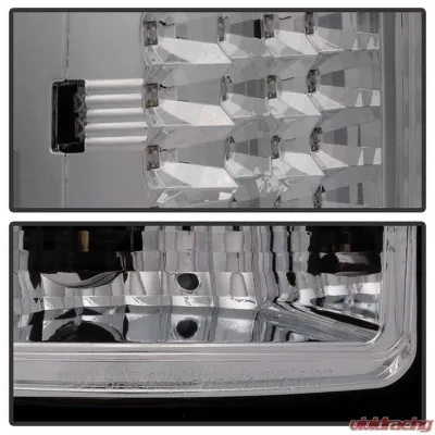 Spyder Auto Chrome LED Taillights for GMC Sierra 1500 2500 2007-2013 - ALT-YD-GS07-LED-C