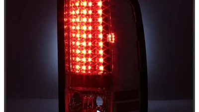 Spyder Auto Chrome LED Taillights for GMC Sierra 1500 2500 2007-2013                                     - ALT-YD-GS07-LED-C - Image 5