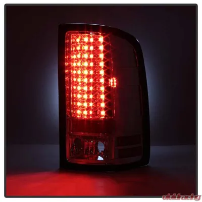 Spyder Auto Chrome LED Taillights for GMC Sierra 1500 2500 2007-2013 - ALT-YD-GS07-LED-C