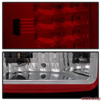 Spyder Auto Red Clear LED Taillights for GMC Sierra 1500|2500|3500 2007-2013 - ALT-YD-GS07-LED-RC