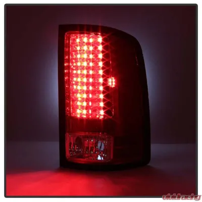 Spyder Auto Red Clear LED Taillights for GMC Sierra 1500|2500|3500 2007-2013 - ALT-YD-GS07-LED-RC