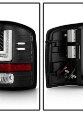 Spyder Auto Black LED Taillights for GMC Sierra 2014-2016, Durable Design, Custom Fit                                     - ALT-YD-GS14-LBLED-BK - Image 2