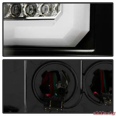 Spyder Auto Black LED Taillights for GMC Sierra 2014-2016, Durable Design, Custom Fit - ALT-YD-GS14-LBLED-BK