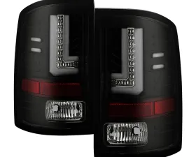Spyder Auto Black Smoke LED Taillights for GMC Sierra 2014-2016, ALT-YD-GS14-LBLED-BSM