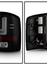 Spyder Auto Black Smoke LED Taillights for GMC Sierra 2014-2016, ALT-YD-GS14-LBLED-BSM                                     - ALT-YD-GS14-LBLED-BSM - Image 2
