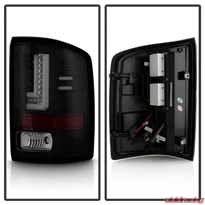 Spyder Auto Black Smoke LED Taillights for GMC Sierra 2014-2016, ALT-YD-GS14-LBLED-BSM - ALT-YD-GS14-LBLED-BSM