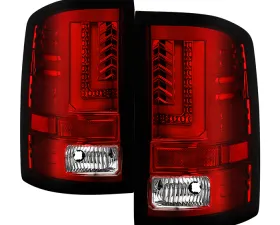 Spyder Auto Red Clear LED Taillights for GMC Sierra 2014-2016, ALT-YD-GS14-LBLED-RC