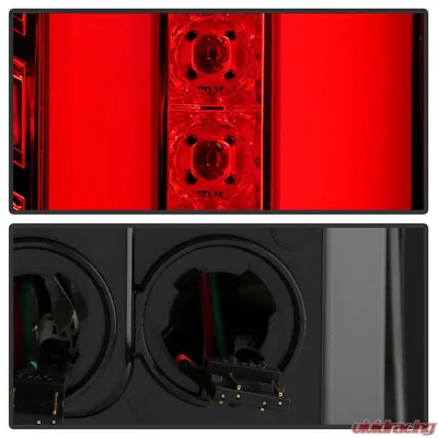 Spyder Auto Red Clear LED Taillights for GMC Sierra 2014-2016, ALT-YD-GS14-LBLED-RC - ALT-YD-GS14-LBLED-RC